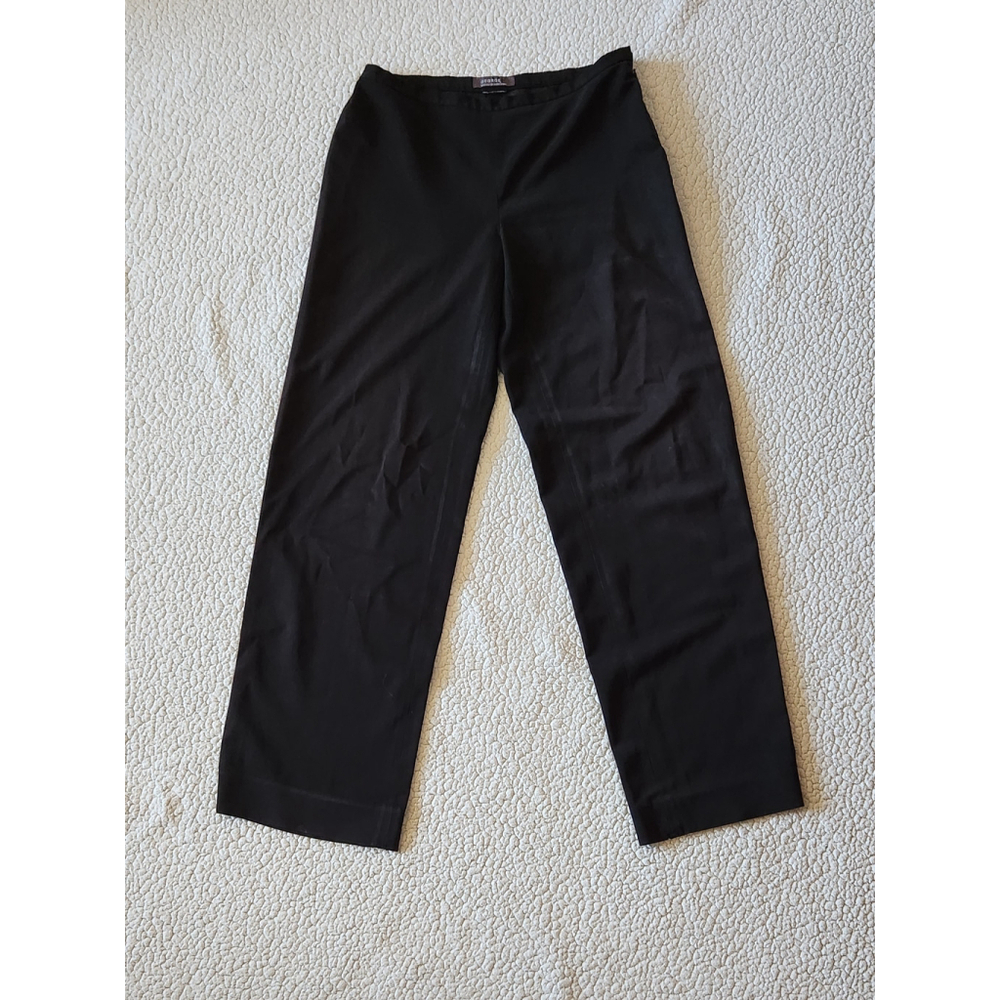 Mark Eisen George Me wide leg high-rise pull-on slacks